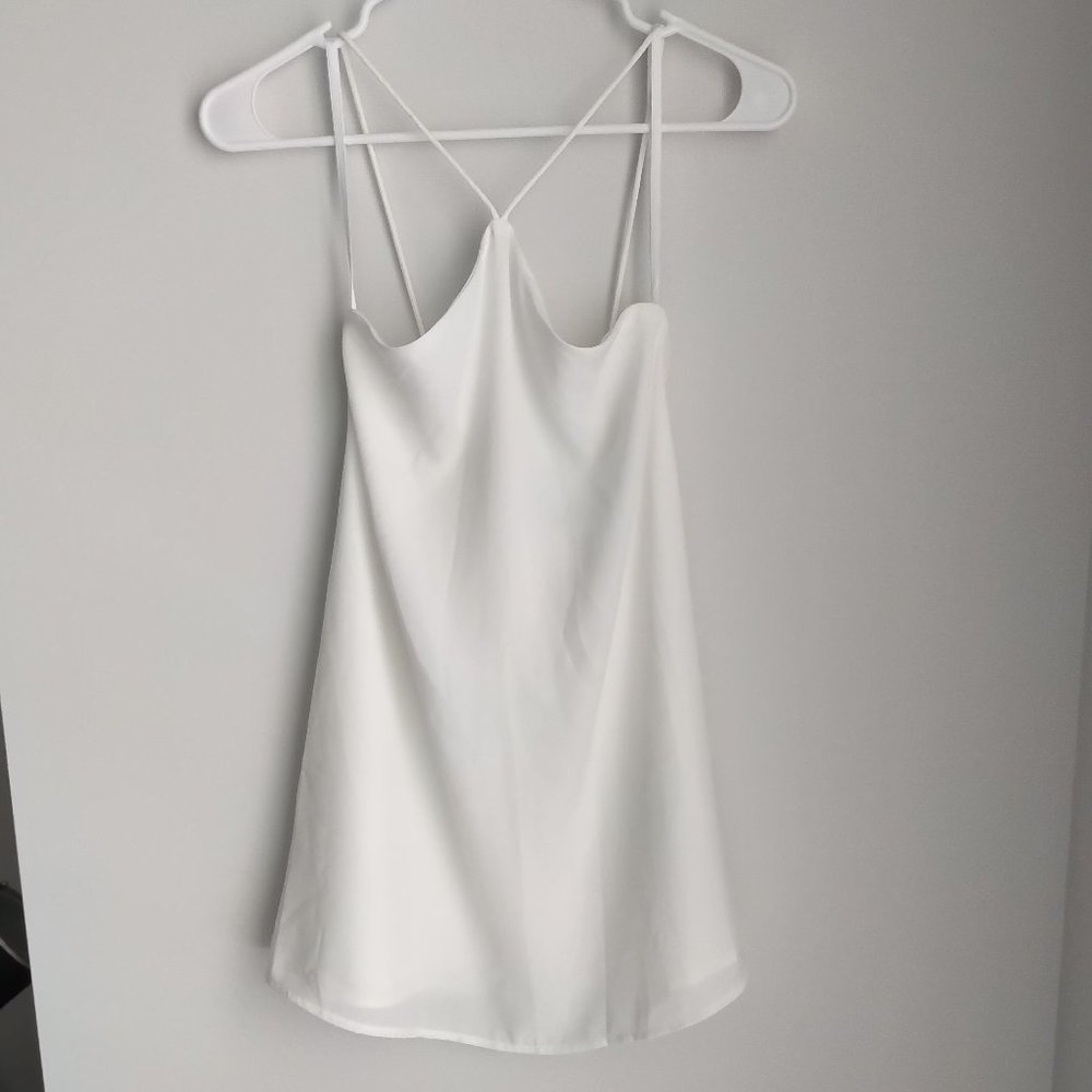 NWT XXS White Superdown shift dress